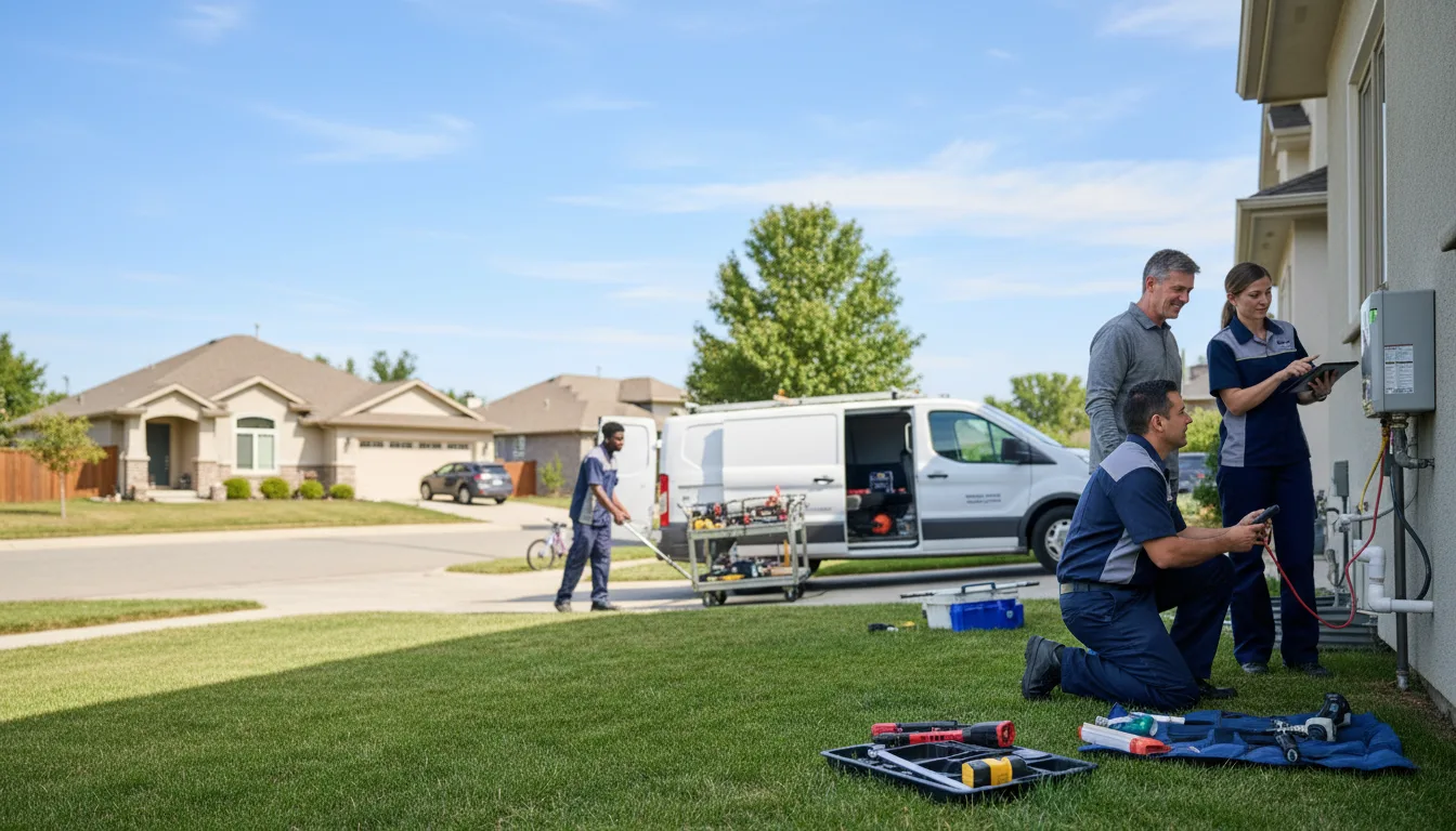 Tankless water heater service in Midway, PA